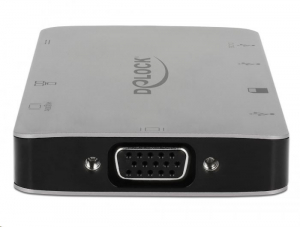 Delock USB-C 3.1 Docking Station 4K 30Hz szürke (87735)